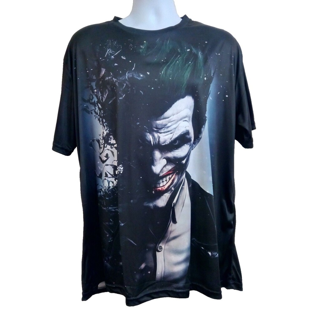DC Comics Batman The Joker Arkham Origins T-Shirt 3XL Black